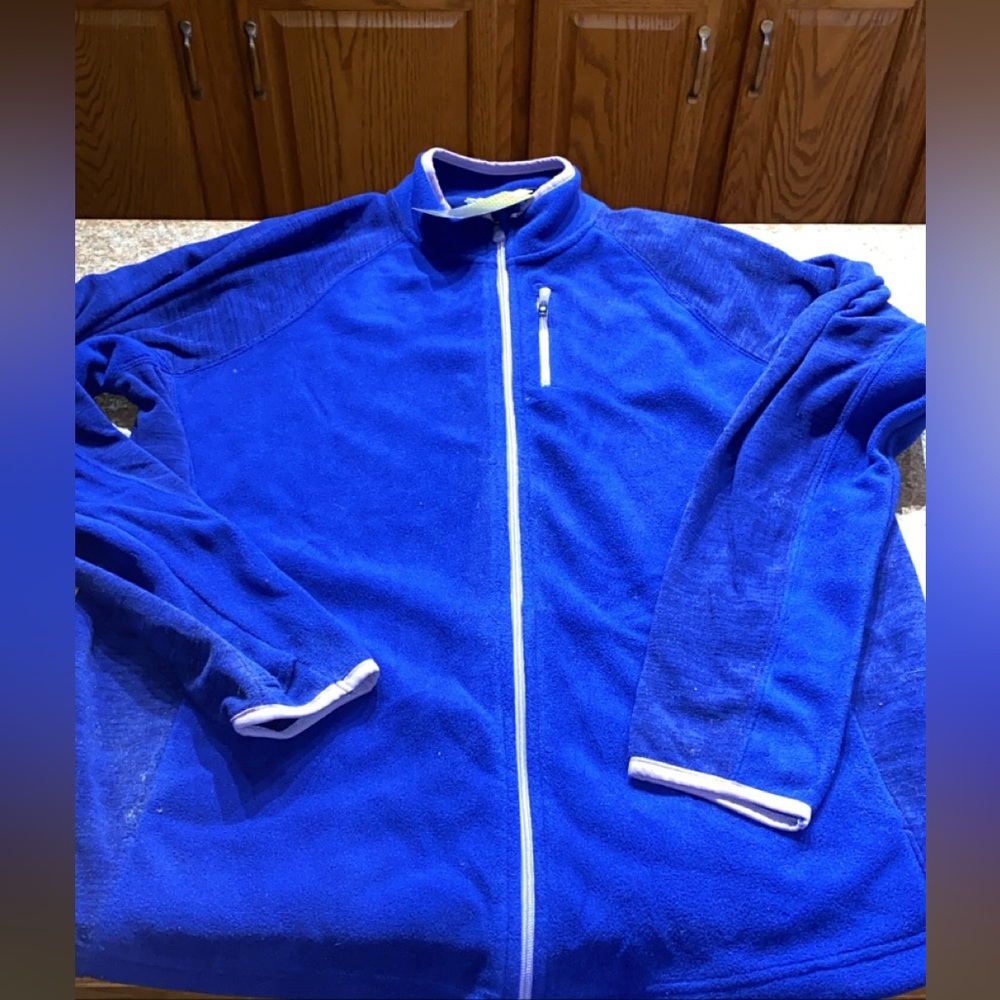Tek Gear Purple Fleece Jacket with Lavender Trim